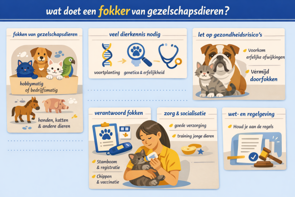 Wat doet een fokker van gezelschapsdieren